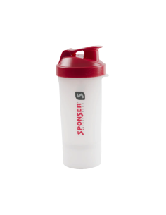 Botella licuadora 600 ml con Dispensador de polvo.